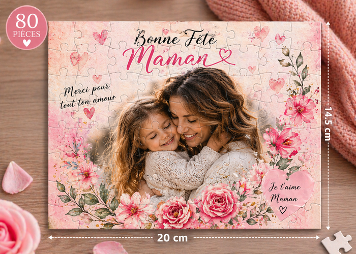 Puzzle personnalisé 80 pièces avec photo