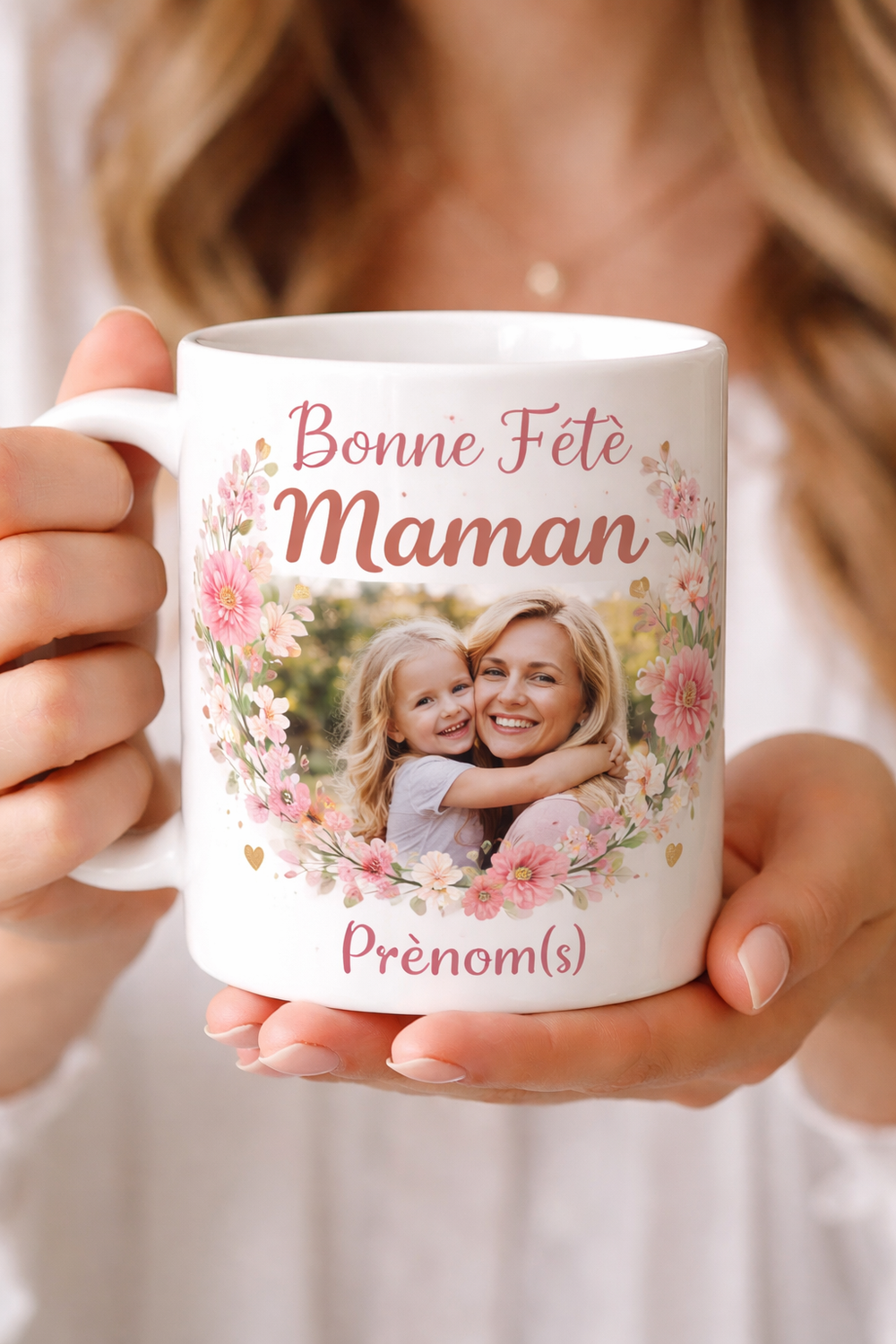 Mug Personnalisé Fête des Mères – Photo & Prénom